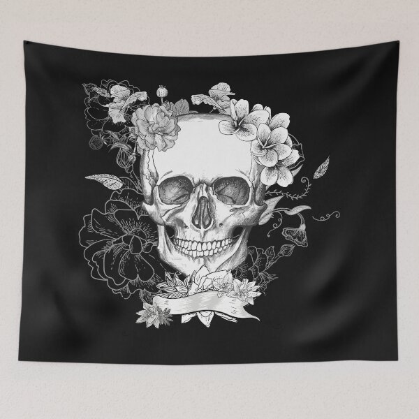 Item preview, Ornate skull designed and sold by Nickyvb.