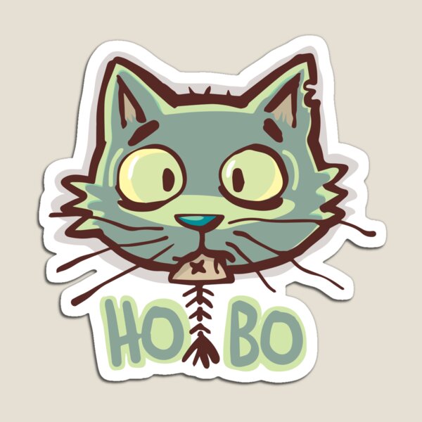 Hobo cat Magnet