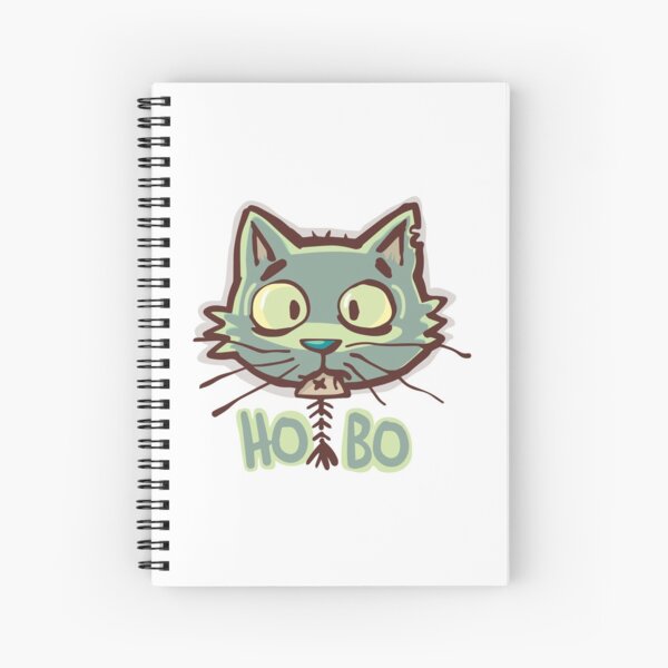Hobo cat Spiral Notebook