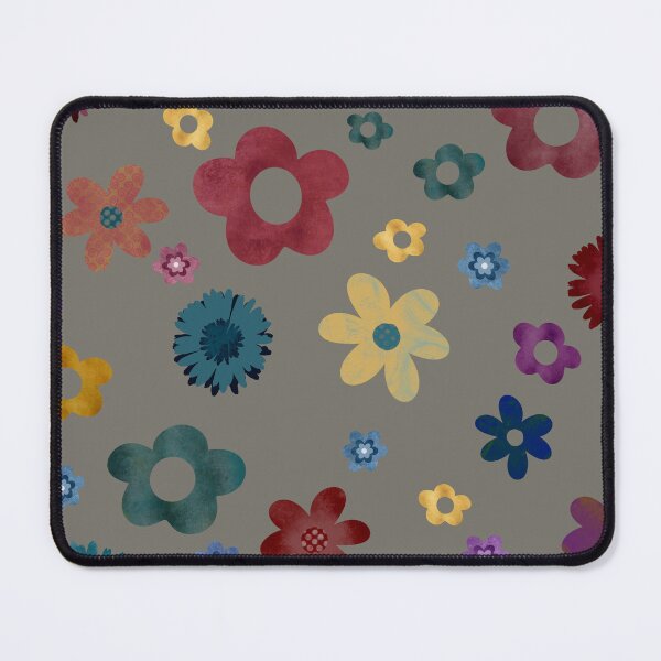 Item preview, colourful doodle flowers  designed and sold by Inktown.