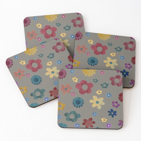 Item preview, colourful doodle flowers  designed and sold by Inktown.