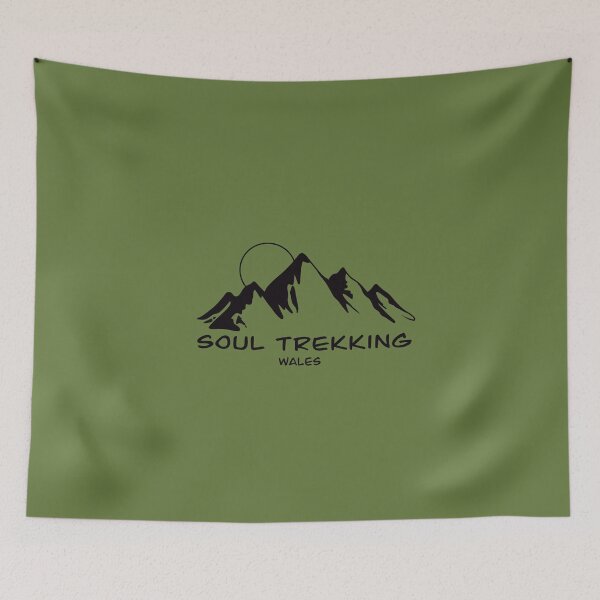 Item preview, Khaki Soul trekking wales mountain national park wording designed and sold by SoulTrekking.