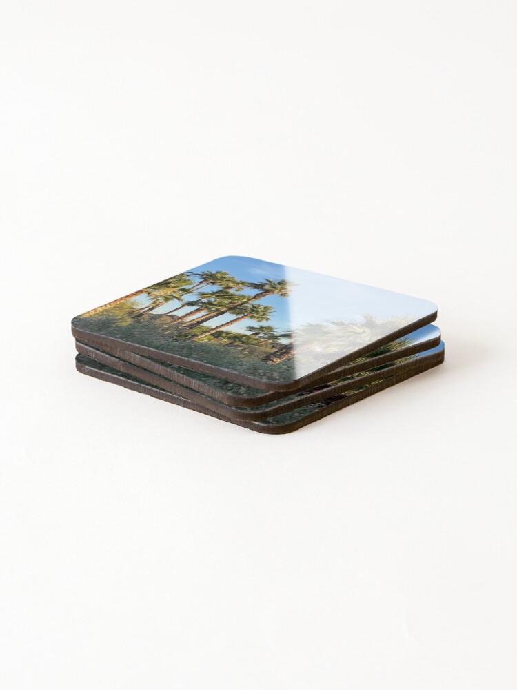 Thumbnail 4 of 5, Coasters (Set of 4), Palm Trees designed and sold by Image-Prints.