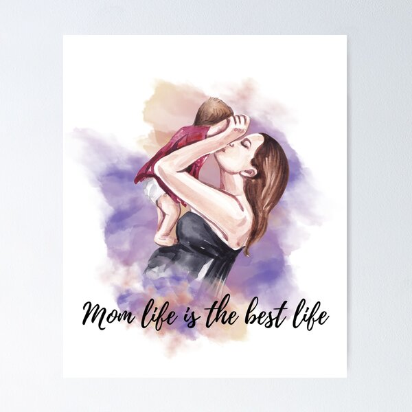 Item preview, Mom Life Is The Best Life designed and sold by BobbyTee Merch.