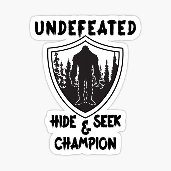 Hide Seek Stickers Redbubble - roblox music code for hide and seek