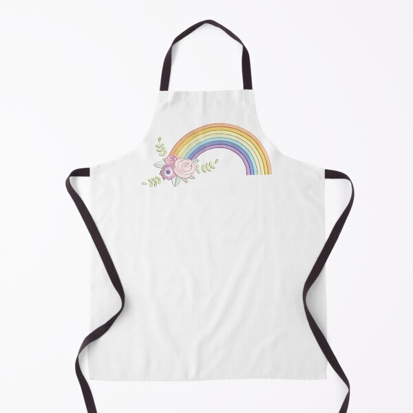 Item preview, Rainbow and Flowers - Embroidery Effect designed and sold by CarasAtelier.