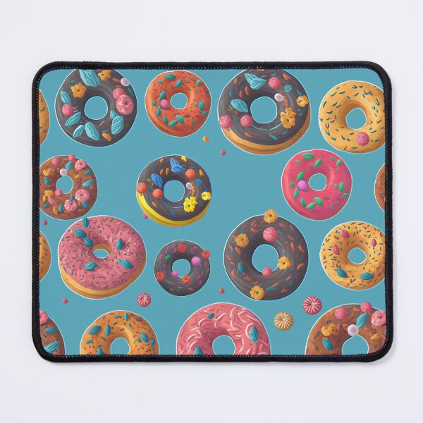 Item preview, Colorful Donuts Seamless Pattern designed and sold by Digi Artworks Store.