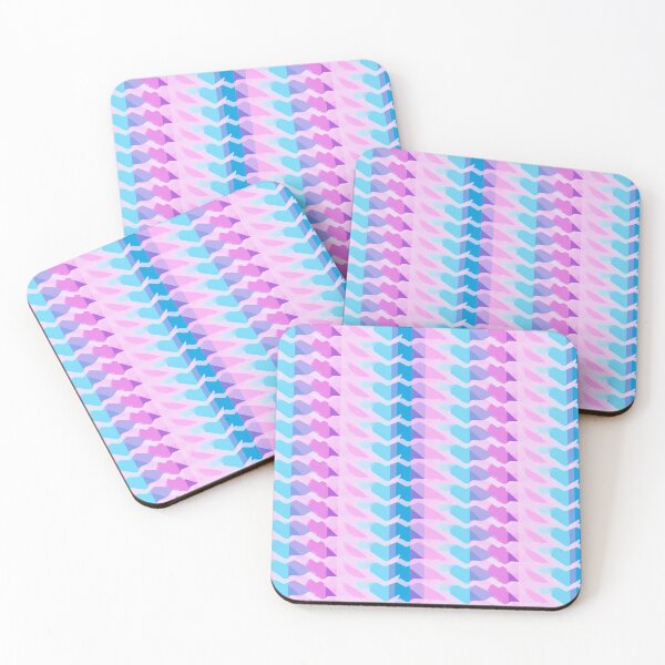 Item preview, Vibrant Geometric Fusion in Pink and Blue designed and sold by Adam Prettyjohns.