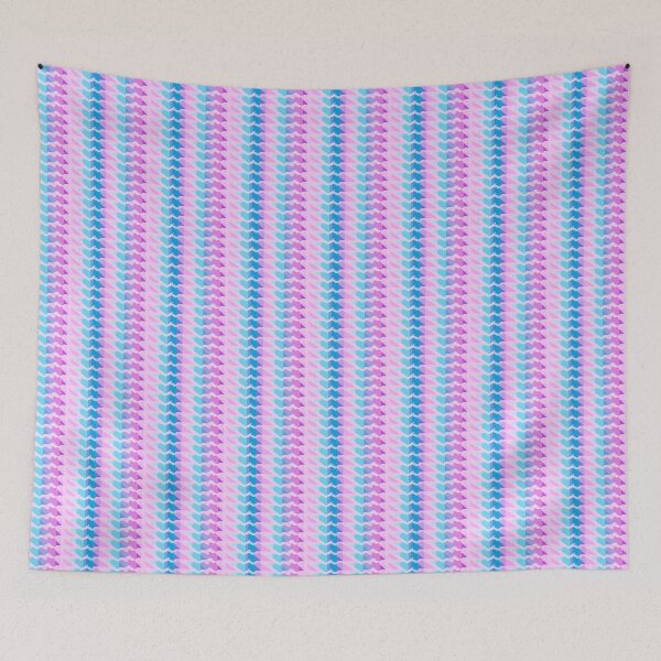 Item preview, Vibrant Geometric Fusion in Pink and Blue designed and sold by Adam Prettyjohns.
