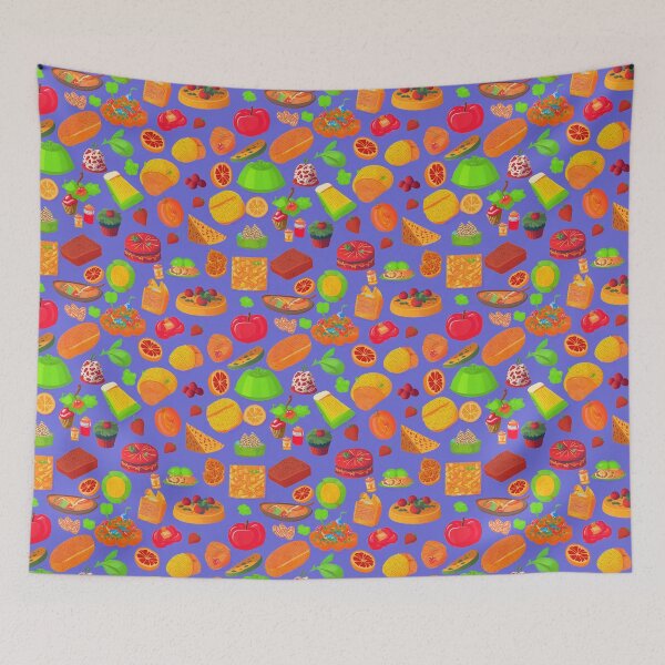 Item preview, Colorful Food Pattern designed and sold by Digi Artworks Store.