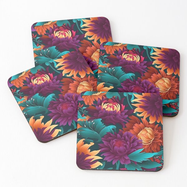 Item preview, Contemporary Floral Pattern designed and sold by MTJ-Mushrooms.