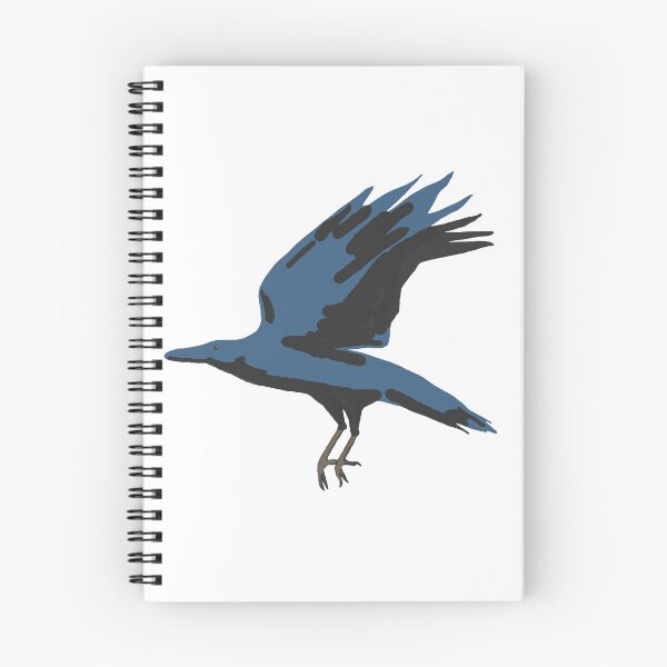 Item preview, Raven in Flight designed and sold by VerdeDoodleDuck.