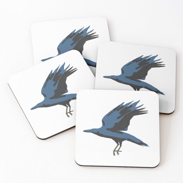 Item preview, Raven in Flight designed and sold by VerdeDoodleDuck.