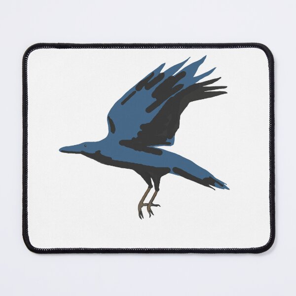 Item preview, Raven in Flight designed and sold by VerdeDoodleDuck.