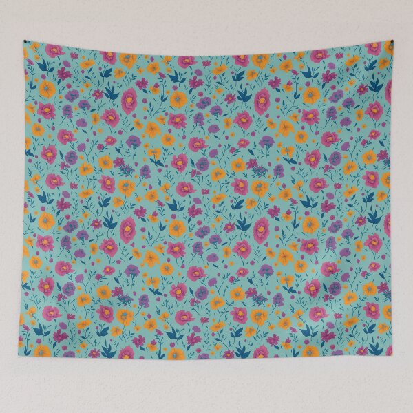 Item preview, Summer Wildflowers Pattern  designed and sold by Digi Artworks Store.