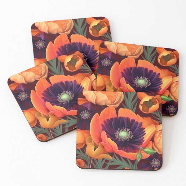 Item preview, Contemporary Floral Pattern designed and sold by MTJ-Mushrooms.