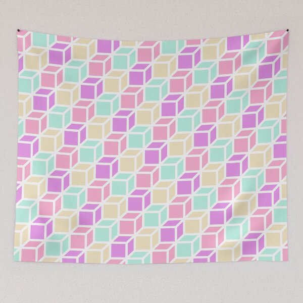 Item preview, Marshmallow cube seamless pattern designed and sold by Anggiena.
