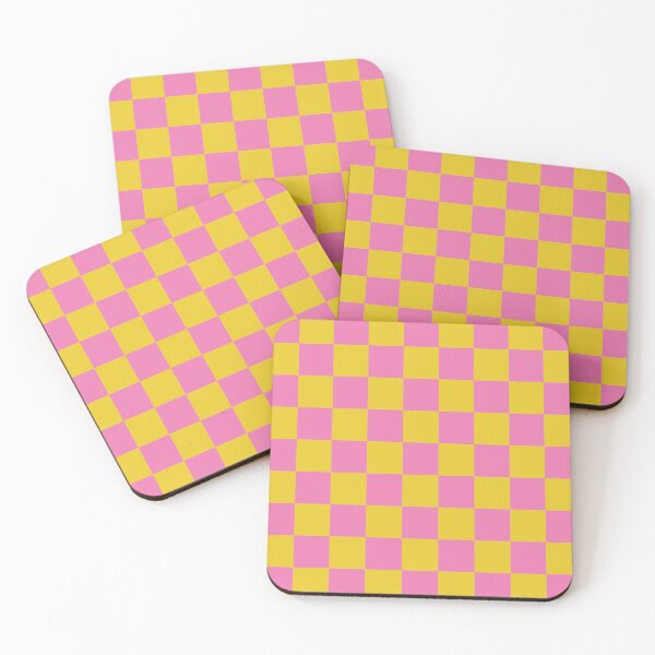 Item preview, Checkered Colorful Pink Yellow Checkerboard designed and sold by ind3finite.