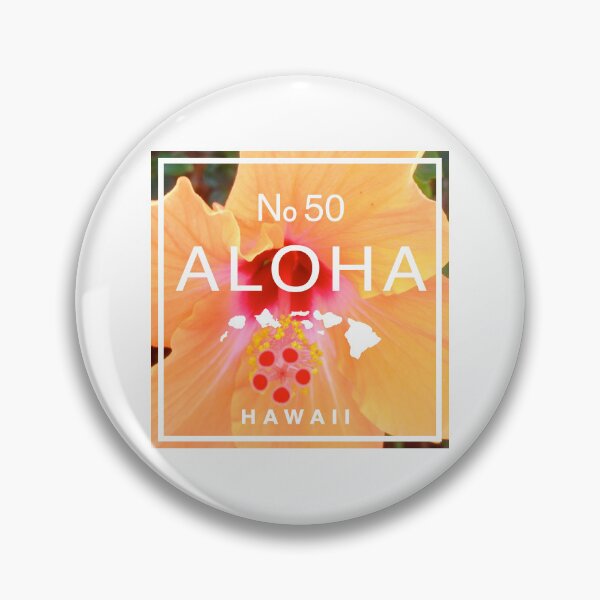 Item preview, Aloha Hawaii No. 50 State Orange Hibiscus t-shirt designed and sold by alohagiftbox.