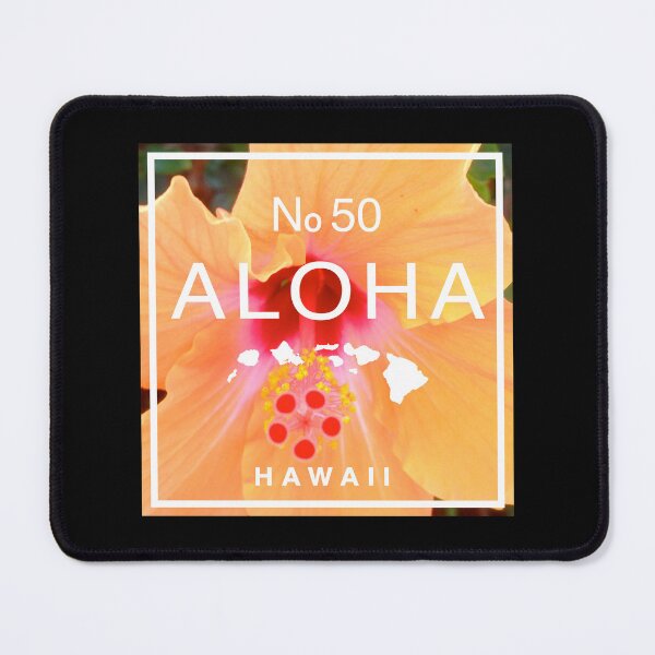 Item preview, Aloha Hawaii No. 50 State Orange Hibiscus t-shirt designed and sold by alohagiftbox.