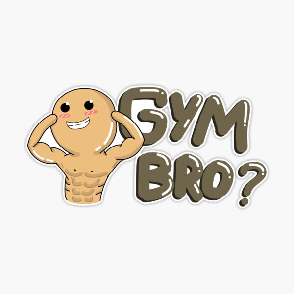 Gym Bro Only Arms | Sticker