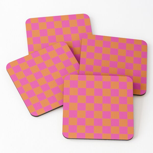 Item preview, Pink Orange Colorful Checkered designed and sold by ind3finite.