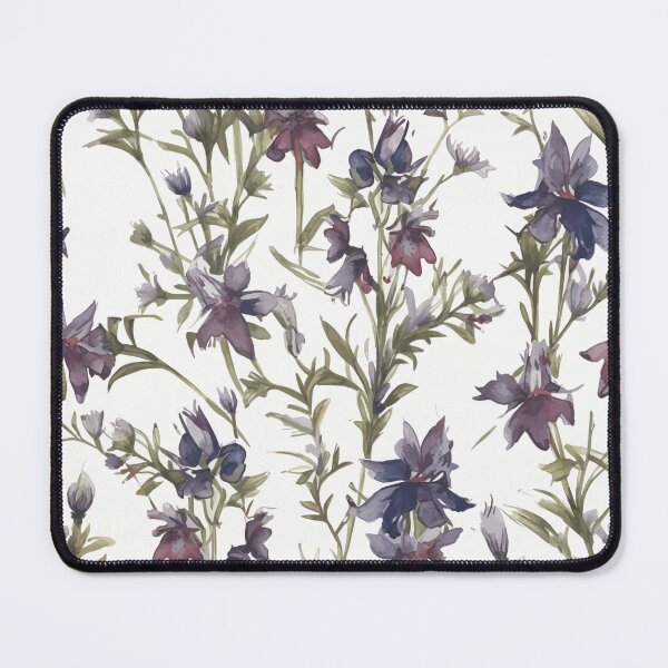 Item preview, Enchanting Lobelia Flowers in Watercolor Dreamscape designed and sold by TopArtsy.