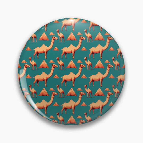 Item preview, Abstract Camels on Dark Green Pattern designed and sold by Aaron2610.