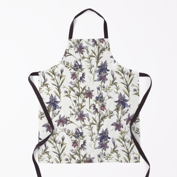 Item preview, Enchanting Lobelia Flowers in Watercolor Dreamscape designed and sold by TopArtsy.