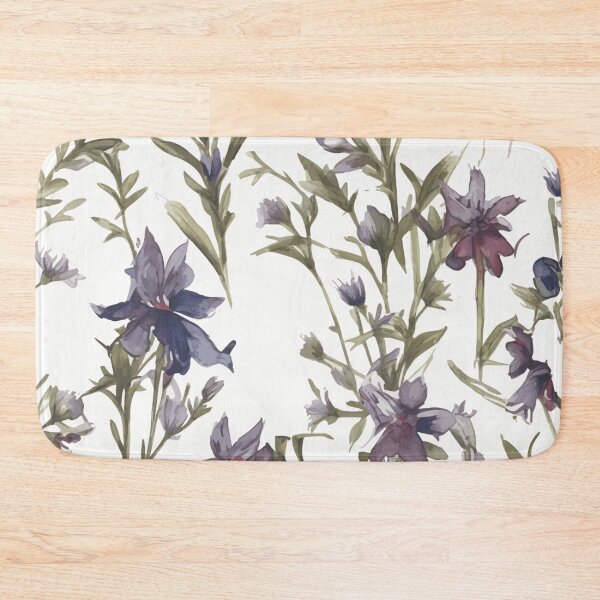 Item preview, Enchanting Lobelia Flowers in Watercolor Dreamscape designed and sold by TopArtsy.