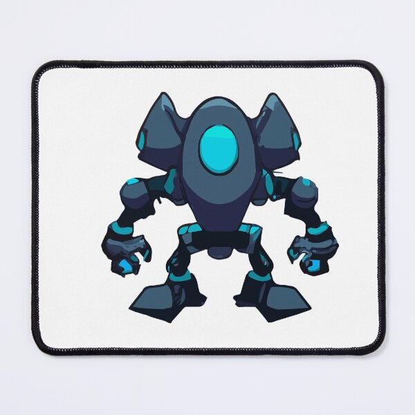 Item preview, Blue mecha chibi robot designed and sold by spyduckz.