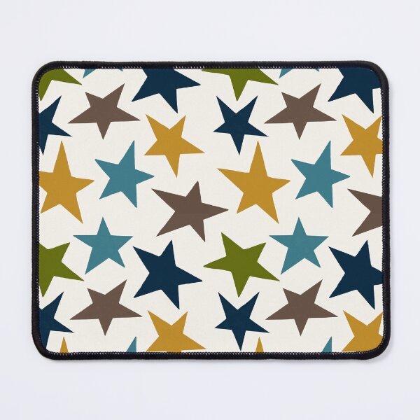 Item preview, Retro colour stars pattern designed and sold by Loujohns.