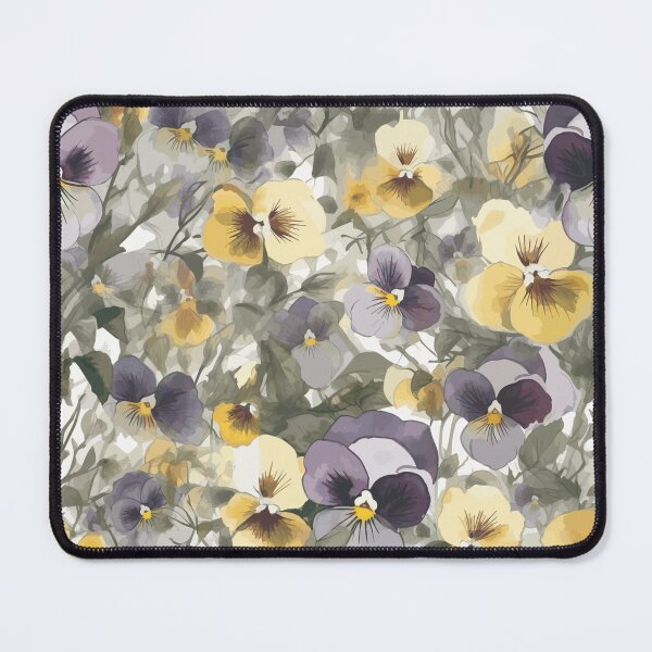 Item preview, Viola Flowers in Watercolor Serenade designed and sold by TopArtsy.