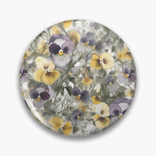 Item preview, Viola Flowers in Watercolor Serenade designed and sold by TopArtsy.