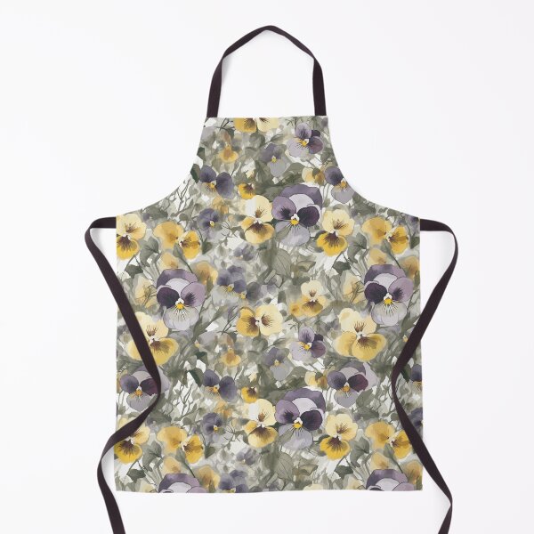 Item preview, Viola Flowers in Watercolor Serenade designed and sold by TopArtsy.