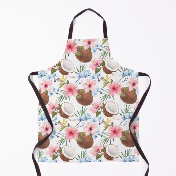 Item preview, coconut tropical flower pattern designed and sold by Mrrs-co.