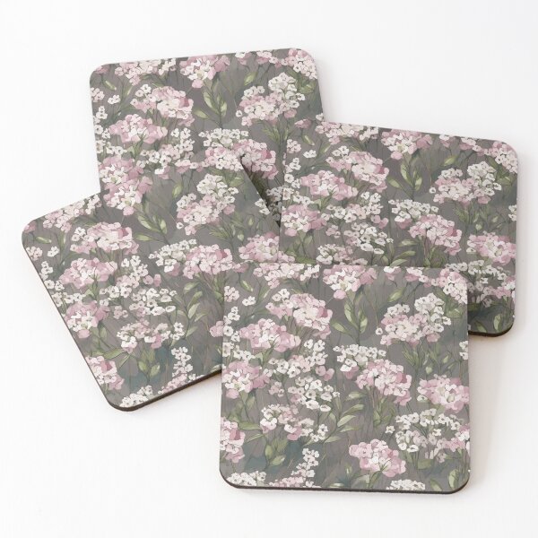 Item preview, Sweet Alyssum Flowers in Watercolor Splendor designed and sold by TopArtsy.