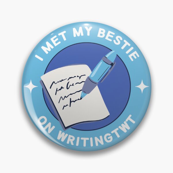 Item preview, I Met My Bestie on Writing Twitter designed and sold by careofjacks.