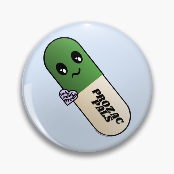 Item preview, Prozac Pals Medication Health Awareness Character designed and sold by digitalsorceres.