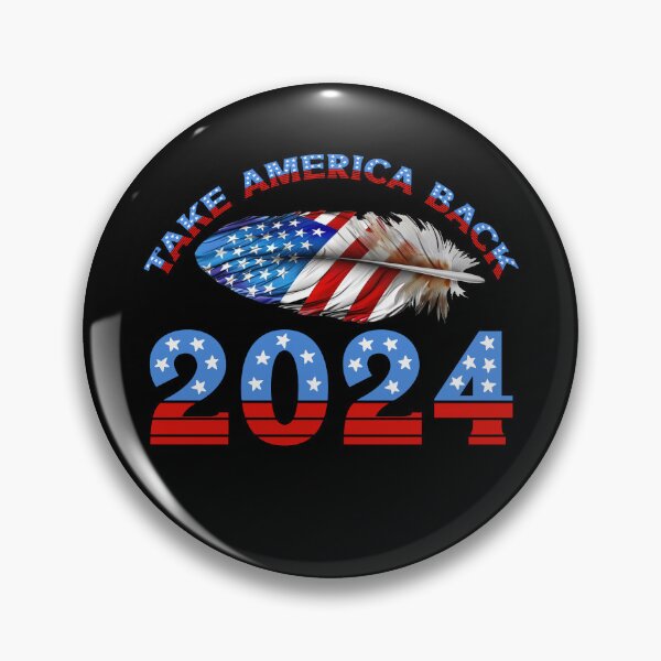 Item preview, Take America Back 2024 | American Eagle Feather designed and sold by Impressify.