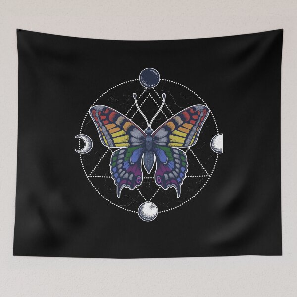 Item preview, Rainbow Gay Pride Butterfly LGBT Flag designed and sold by Clara Hollins.