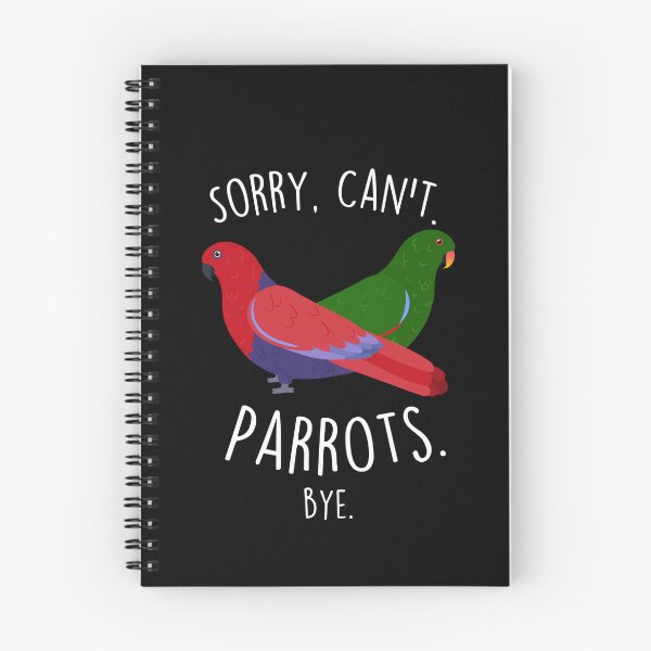 Item preview, Eclectus Parrot Sorry Can't designed and sold by Clara Hollins.