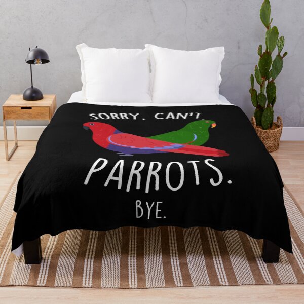 Item preview, Eclectus Parrot Sorry Can't designed and sold by Clara Hollins.