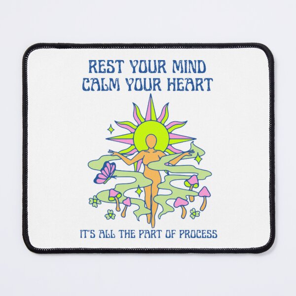 Item preview, Rest Your Mind Calm Your Heart Inspirational Quote designed and sold by Zoo-Moo.