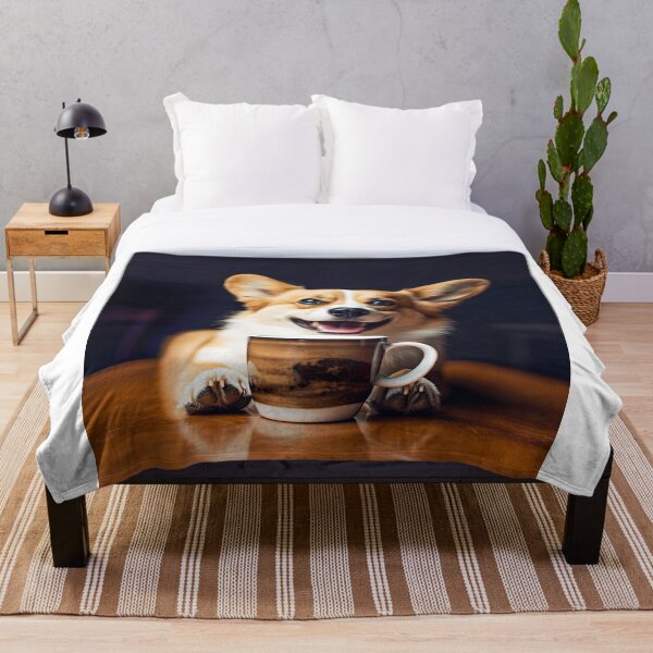 Artikelvorschau, Perky Pup: Entzückende Corgi-Kaffeekunst für Koffeinliebhaber entworfen und verkauft von ClawedCreations.
