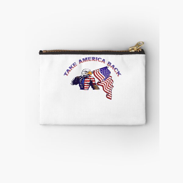 Item preview, Take America Back | American Bald Eagle Holding Flag designed and sold by Impressify.