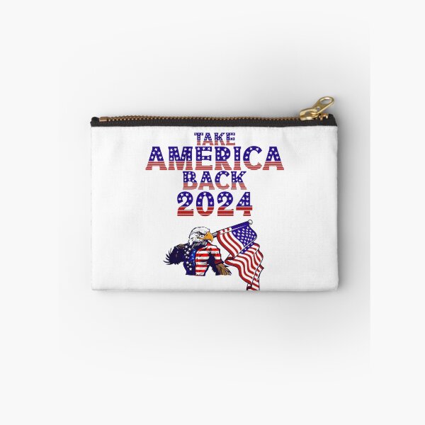 Item preview, Take America Back 2024 | American Eagle Holding Flag designed and sold by Impressify.