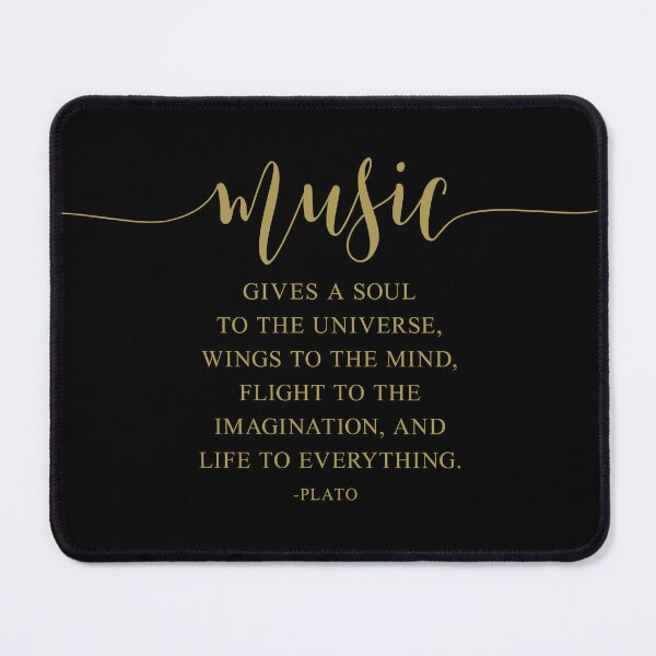 Item preview, Music Gives A Soul To The Universe, Plato Quote, Music Lovers Gift, Music Classroom Decor designed and sold by aenaonartwork.