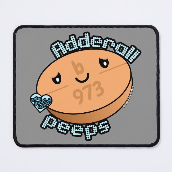 Item preview, Adderall Peeps Medication Health Awareness Character designed and sold by digitalsorceres.