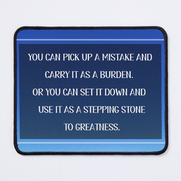Item preview, Mistakes Quote designed and sold by QuotesAreFun.